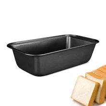 Для Выпечки, из углеродистой стали для торта прямоугольник антипригарная форма для хлеба или тоста хлебец из органической кожи