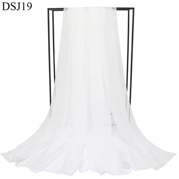 

Fashion Women Flower Printing Gray Long Soft Wrap Scarf Shawl Scarves Ink painting White