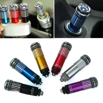 

New Mini Car Air Purifier Home Auto Car Fresh Air Ionic Purifier Oxygen Bar Ozone Ionizer Cleaner Car Interior Accessories