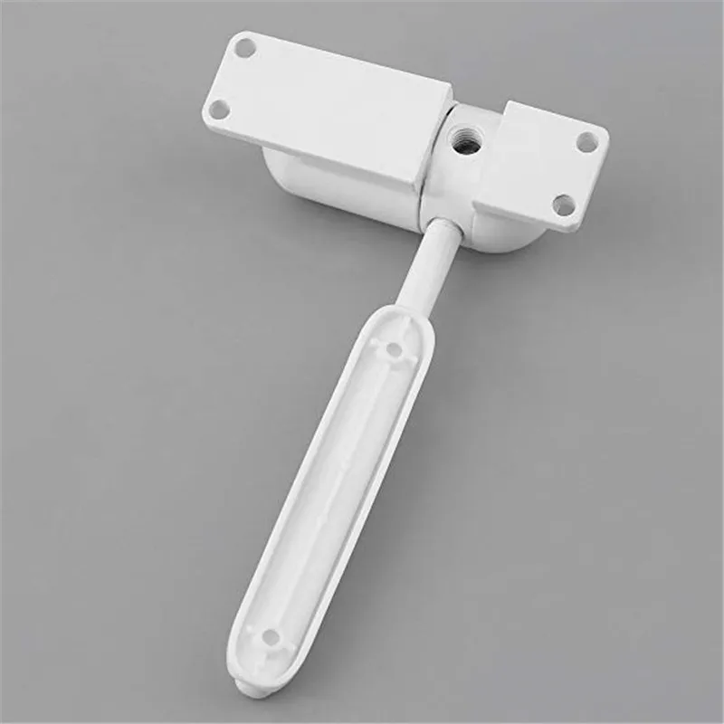White 10-60KG Zinc Alloy Mini Adjustable Surface Mounted Automatic Spring Door Closer Door Hardware