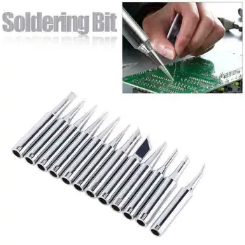 

12pcs Set Soldering Iron Tips For Hakko 907/933/926/937/928/94 Station Tool Metalworking Welding Equipment Accessories