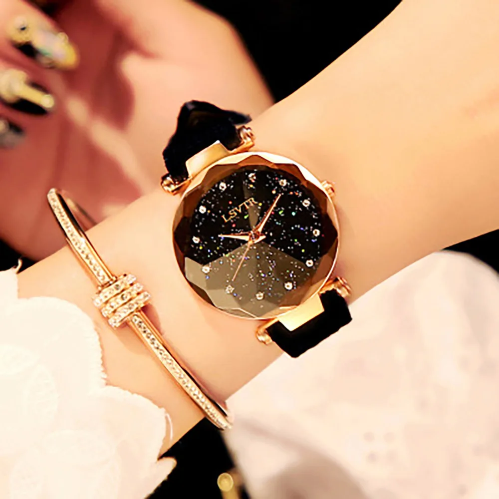 

Hot Selling Versitile Fashion Star Table Women's Trend Quartz Watch Students Casual Watch Hot Sales Watch
