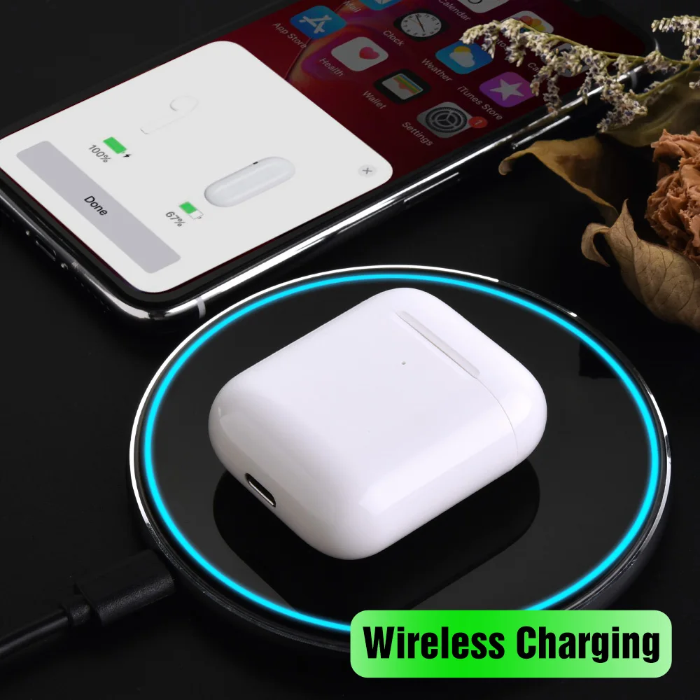 

i80 TWS bluetooth earphone tws Wireless Earbuds earphones PK w1 chip i10 i12 i30 i100 tws pop up 1:1 mini size bluetooth headset