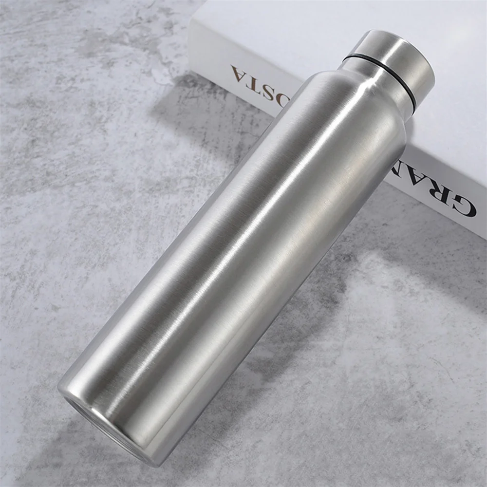Water Bottle Stainless Steel Large Capacity Portable Sports Single Wall Kettle Outdoor Bicycle Sports Drinking 1000ML bicycle water bottle water bottle sports bottle