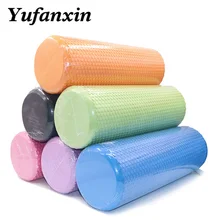 Rolo de espuma para ioga e exercícios, rolo de blocos de espuma para fitness, pilates, treino e academia, massagem, terapia de pontos, fisioterapia, 60/45/30cm