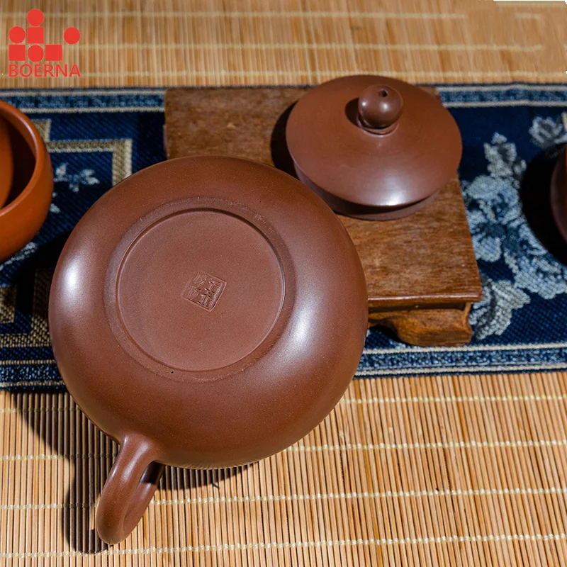 BOERNA-150ml-nixing-Teapot-with-Natural-Material-Environmental-Health-Small-and-Delicate-Safe-Packing-Xishi-Kettle.jpg Boerna 150Ml Nixing Teáskanna Természetes Anyaggal Környezeti Egészségi Állapot Kicsi És Finom Biztonságos Csomagolás Xishi Vízforraló Teahoz - Image 6