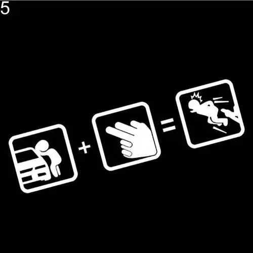 Creative Funny Dont Touch My Car Vehicle Reflective Decals Sticker Decoration White5