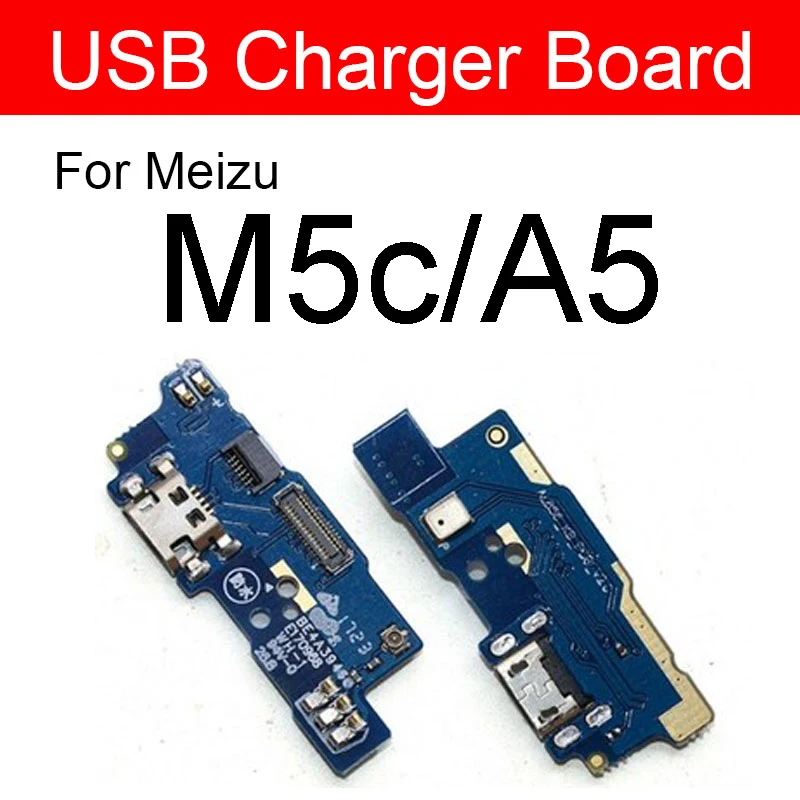 Зарядное устройство USB разъем для док-станции для Meizu Meilan Blue Charm A5 M710H M5c зарядный порт Модуль usb-порт Замена платы