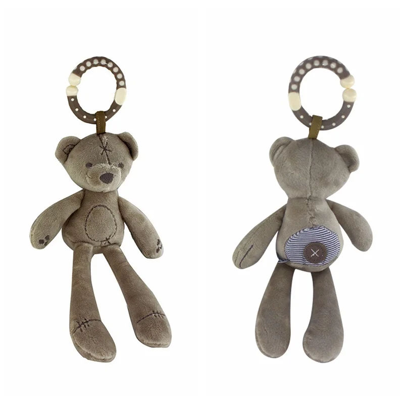 Детские игрушки, подвесная погремушка, скрипучий, развивающая игрушка для новорожденных, детская коляска, автомобильное сиденье, кроватка для путешествий, плюшевое животное, ветер