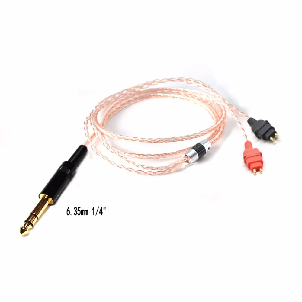 Thouliess HIFI Handmade Replacement Audio Cable Cords for Sennheise Headphone HD600 HD650 HD525 HD545 HD565 HD580 Headphones