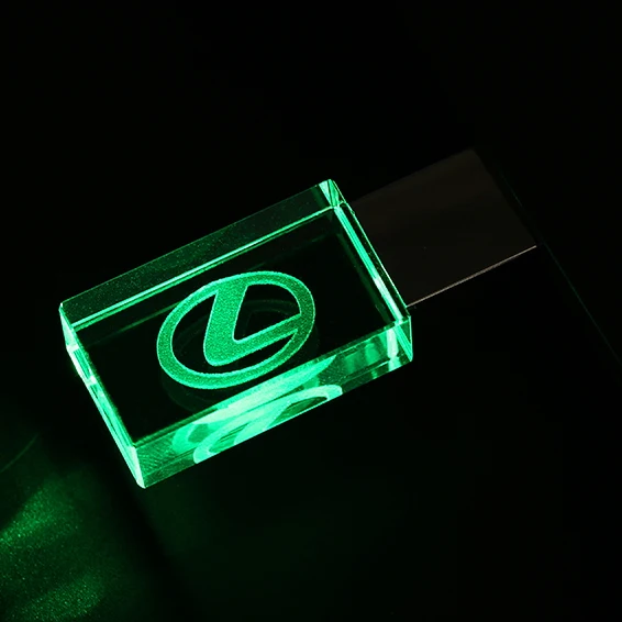 JASTER lexus kristal+ металлический USB флеш-накопитель, флешка, 4 ГБ, 8 ГБ, 16 ГБ, 32 ГБ, 64 ГБ, 128 ГБ, внешняя карта памяти, u-диск - Цвет: green