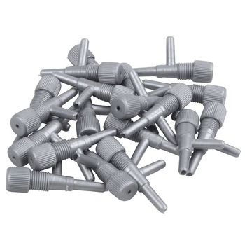 

New Aquarium Fish Oxygen Air Line Tubing Flow Control Valve 20 Pcs Gray