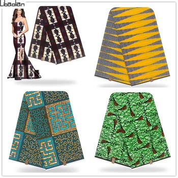 

Gorgeous fabric high quality 2020 latest 100%cotton wax fabric 6yards ankara wax print african fabric african print wax F28-17