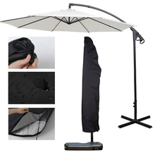 Водонепроницаемый наружный банановый зонтик, покрытие из ткани Оксфорд, садовый влагонепроницаемый патио, складной зонтик, дождевик, аксессуары