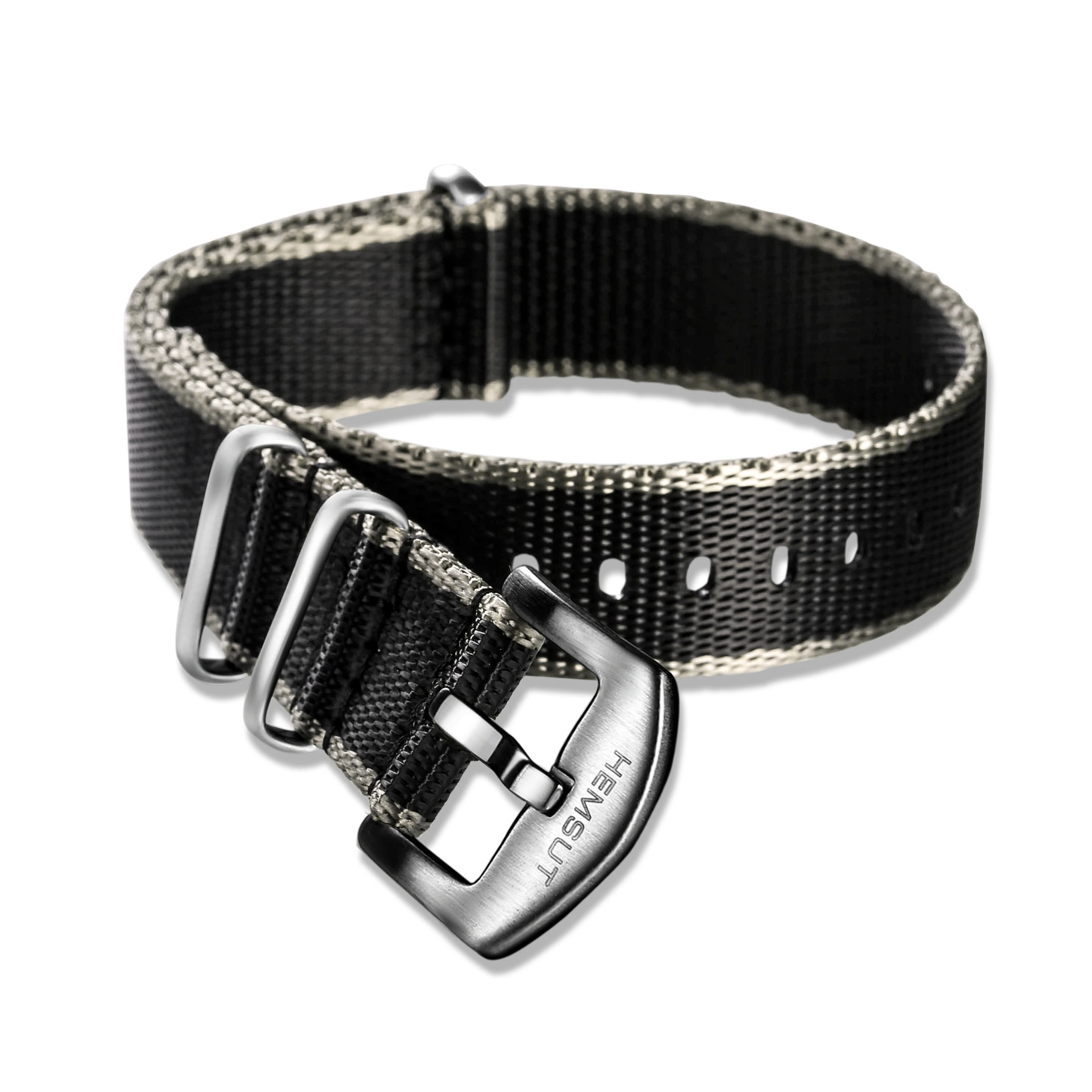 Hemsut Pulseira de Relógio Náilon Uma Peça Substituir Cinto de Segurança Cintas de Pulso para Homem ou Mulher 18 mm 20 mm 22 mm 24 mm