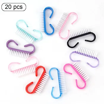 

Hot 10/20 Pcs Nail Art Remove Dust Brush Manicure Pedicure Tool Makeup Nail Brush Cleaning File For Nail Care UV Gel Brush Nails