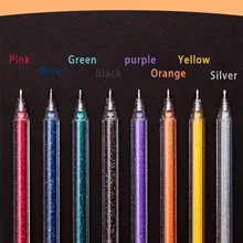 Paint Pens Toys for Painting Flash Pen Metal Color Painting Pen Black Paper White Paper Universal Pearlescent Painting Pen Paint Pens Toys for Painting Flash Pen Metal Color Painting Pen Black Paper White Paper Universal Pearlescent Painting Pen