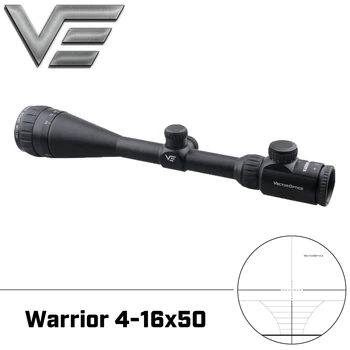 

Vector Optics Warrior 4-16x50 AOE Hunting Riflescope Adjustable Objective Lens Range Finding Reticle with 1 inch Rings