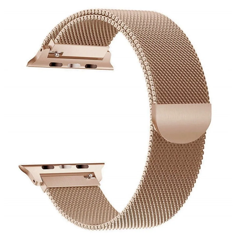Миланская петля ремешок для apple watch series 5 4 band correa apple watch 44 мм 40 мм 42 мм 38 мм iwatch 5 4 3 2 1 ремень из нержавеющей стали