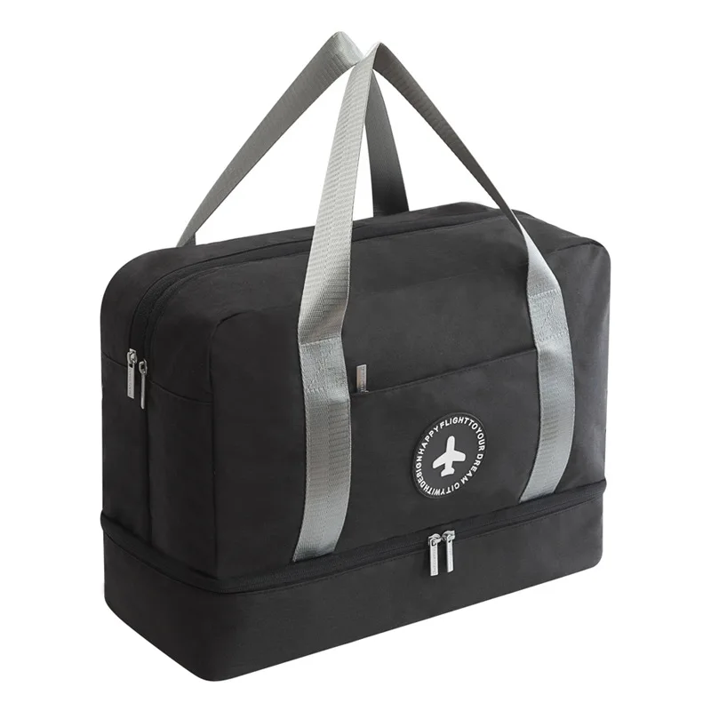 Luggage Dry Wet Separation Storage Bag Luggage Organizer Packing Travel Duffle with Shoes Bag Mesh Cosmetic Organiser
