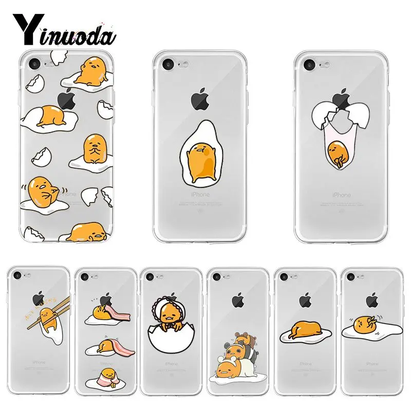 Yinuoda милый чехол для телефона gudetama lazy egg Amazing landscape Apple iPhone 8 7 6 6S Plus X XS max 5 5S SE