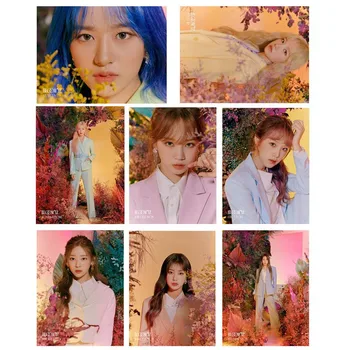

17 Pcs/Set IZONE New Album BLOOM*IZ Lomo Card Set Photo Card PVC Crystal Card Stickers For Bus Student Card Stickers