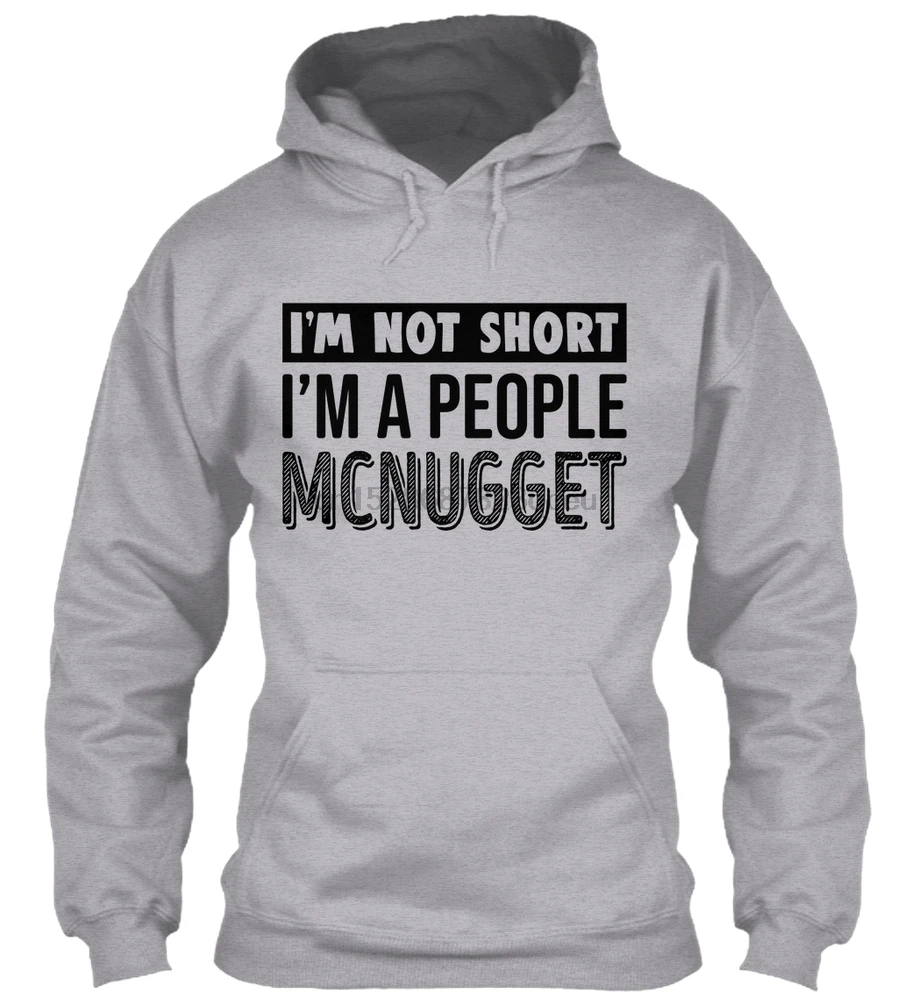 Мужская толстовка с капюшоном и длинным рукавом I'm Not короткая I'm A People McNugget женская уличная одежда