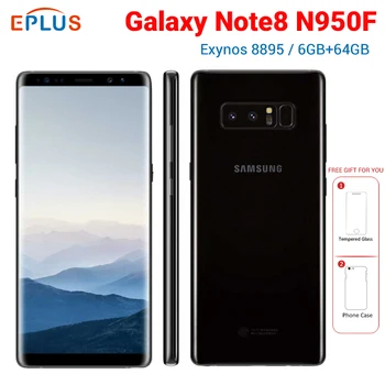 Перейти на Алиэкспресс и купить Европейская версия samsung Galaxy Note 8 Note8 N950F новый оригинальный мобильный телефон 6 ГБ ОЗУ 64 Гб ПЗУ 6,3 дюймExynos 8895 NFC 4G Android телефон