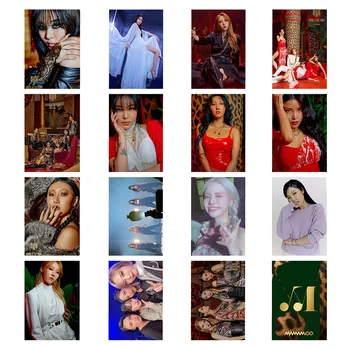 

Kpop MAMAMOO Photograph 16pcs HD Collection Card TRAVEL Photo Paper Lomo Card Random Card