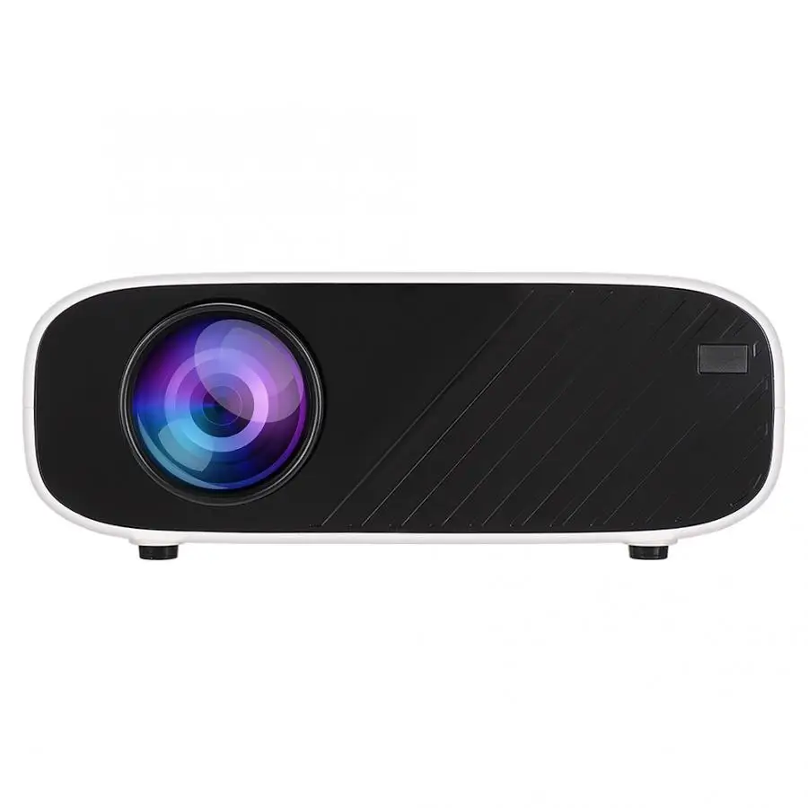 W90 Mini LCD красный и синий 3D 480P для Android Версия проектора белый 100 в 240 светодиодный