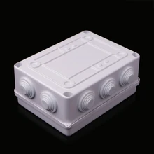 Водонепроницаемый IP65 ABS водонепроницаемый герметичный Электрический кабель распределительная коробка 150x110x70 мм