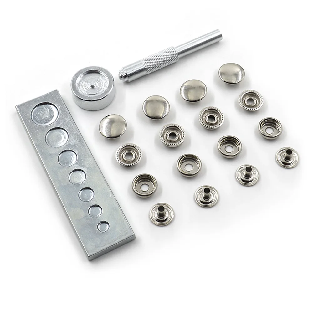 Metal Optional Installation Tools Kit  Metal Snaps Press Button Studs -  50set Snap - Aliexpress