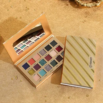 

2020 18 Color Matte Pearlescent Radiant Glitter Eye Shadow Palette Shimmer Pigment Eye Shadow Easy to Wear Makeup Eyeshadow