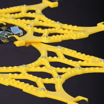 

Vehemo Yellow TPU Snow Chain Anti-Skid Chains Tire Snow Tire Belt Cars Accessories Universal Auto