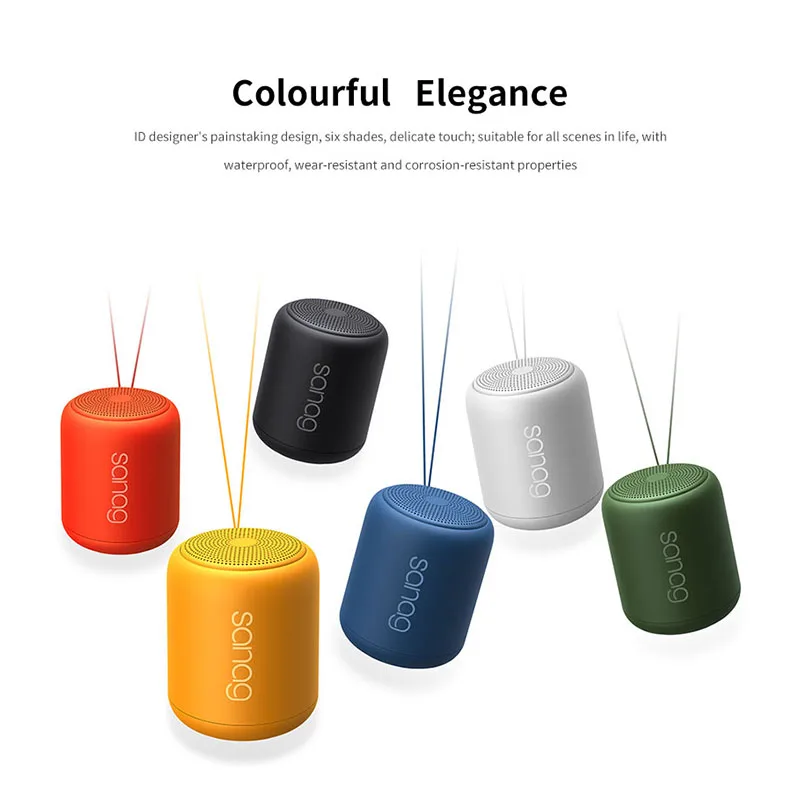 Sanag X6 IPX5 Водонепроницаемая Bluetooth портативная беспроводная TF карта музыкальная