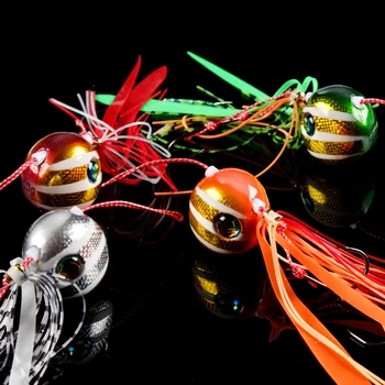 

Lurekiller Japan Glow Rubber jig Slider Jig Lead Fish Jigging lure 45g60g80g100g120g Boat Bait Lure Saltwater Lure quality