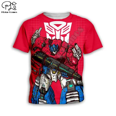 Детская одежда для малышей, Autobots робот-трансформер Объёмный рисунок(3D-принт) толстовки с капюшоном на молнии с длинными рукавами для мальчиков и штаны с героями мультфильмов стиль-1 - Цвет: Коричневый