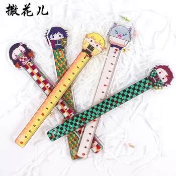 

anime custom ruler Demon Slayer Kimetsu appealing felx kawayi measure tool