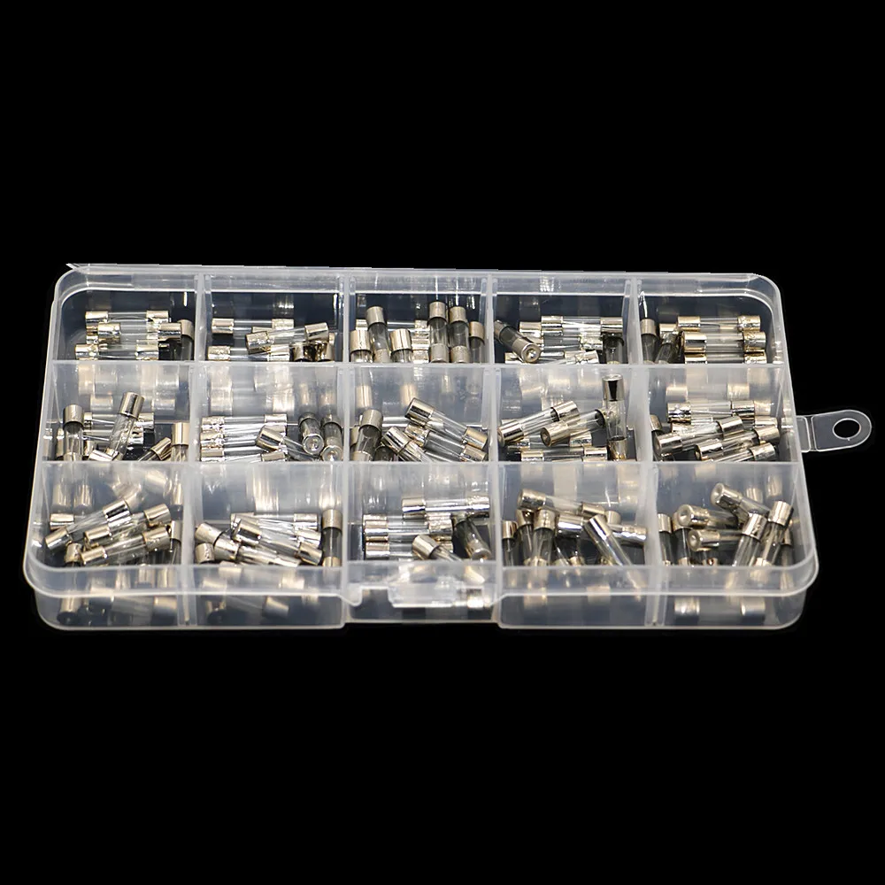Glass Fuse 150Pcs/Box 5x20mm Fast-blow Assorted Kit