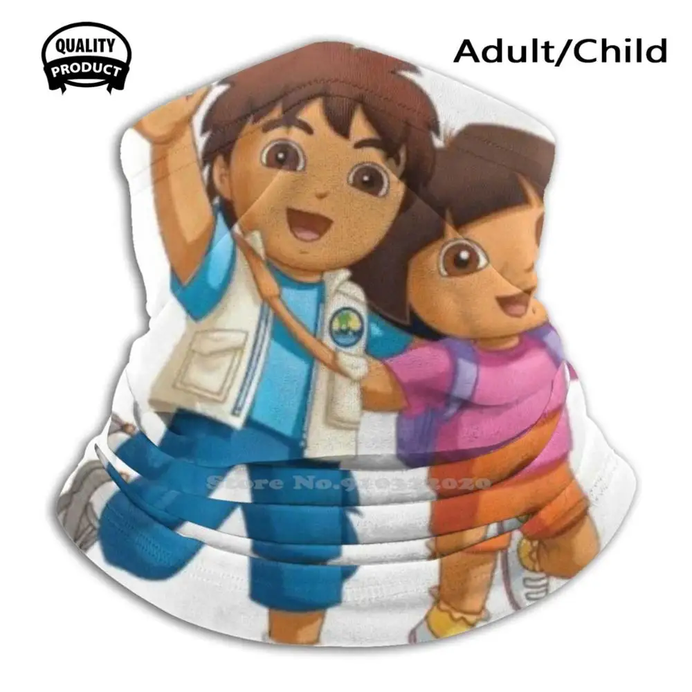 Ветрозащитный спортивный шарф-шарф Дора Диего мемы детские сапоги обезьяна