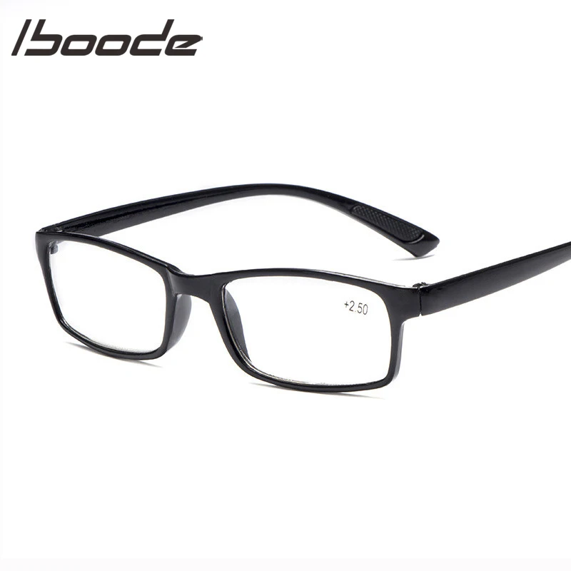 

IBOODE Square Reading Glasses Women Men Presbyopic Eyeglasses Female Male Hyperopia Eyewear Unisex Optics Magnifying Spectacles