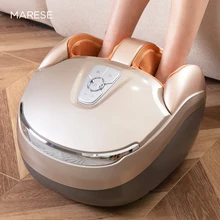 MARESE Electric Foot Massager Vibration Shiatsu Massage Machine Heating  Therapy Air Compression Health Care