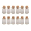 22*35*12.5mm 6ml Transparent Glass Bottles with Corks Mini Jars Vials Small Cute Bottles 6ml 100pcs Free Shipping 1