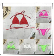 Swimming Swim Suit Women V Lead Gauze Split Joint Sexy High Waisted Bathing Suits Waist Strapless Bikini Woman Swimsuit