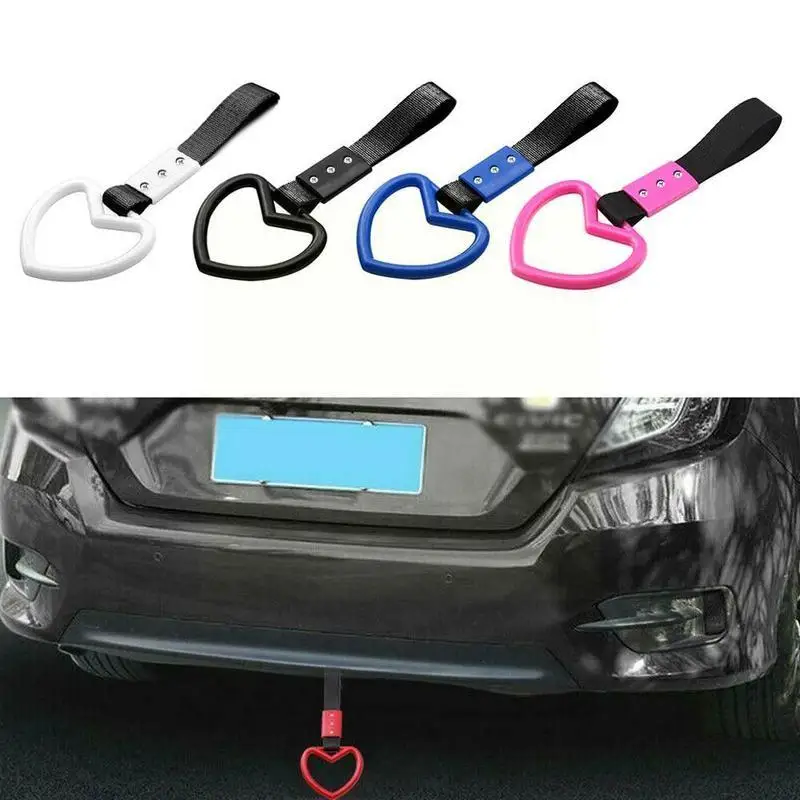 Auto Accessories Tsurikawa Heart JDM Train Bus Strap Plastic Charm Strap Handle Hand PVC Drift Drift P9I1