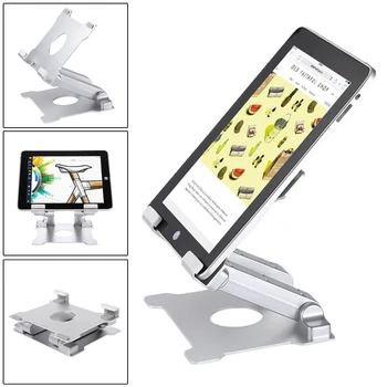 

Aluminium Tablet Holder Folding Desktop Mount Tablet Stand Support Holder for iPad Surface Pro O28 19 Dropship
