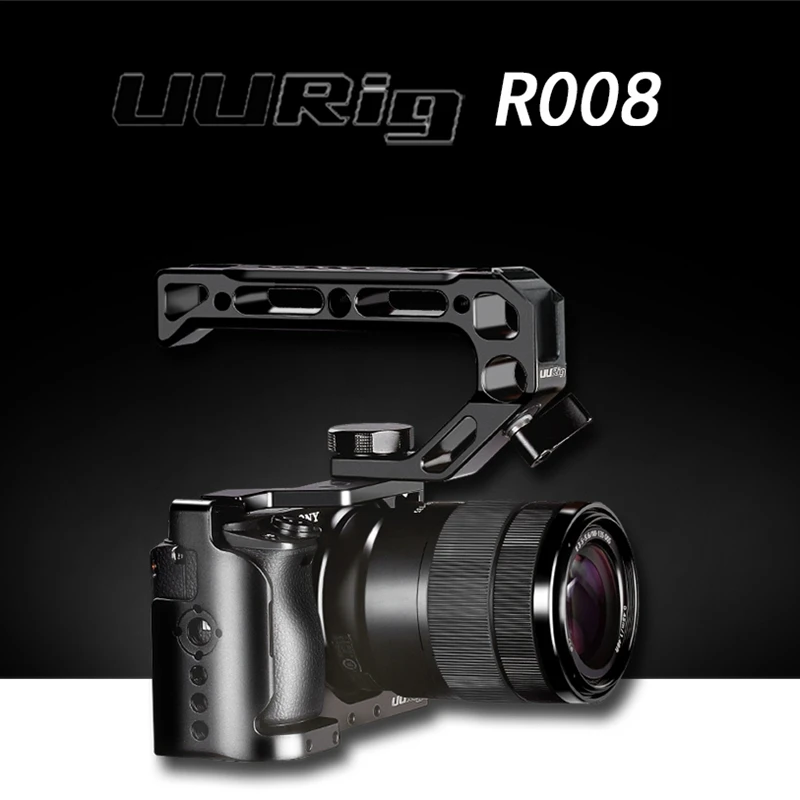 FFYY-UURig R008 Камера Холодный башмак Ручка Рукоятка с Arri определение местоположения внешний монитор микрофон для Nikon Canon M50 sony DSLR