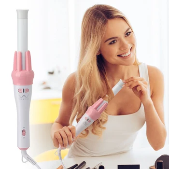 

Automatic curling Electric Hair Curler 360 Rotating Ceramic Constant Temperature Wand Magic Fast Styling Tool iron Care Roller