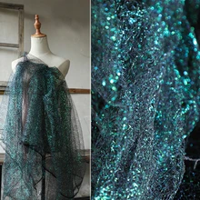 Нерегулярные выдолбленные красочные сетчатые марлевые свадебное платье кружевное платье Прозрачные Свадебные дизайнерские модные зеленые ткани