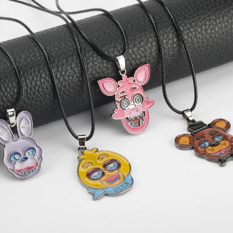 FIVENIGHTSATFREDDY веревочная цепочка ожерелья ювелирные изделия FNAF искусственная кожа